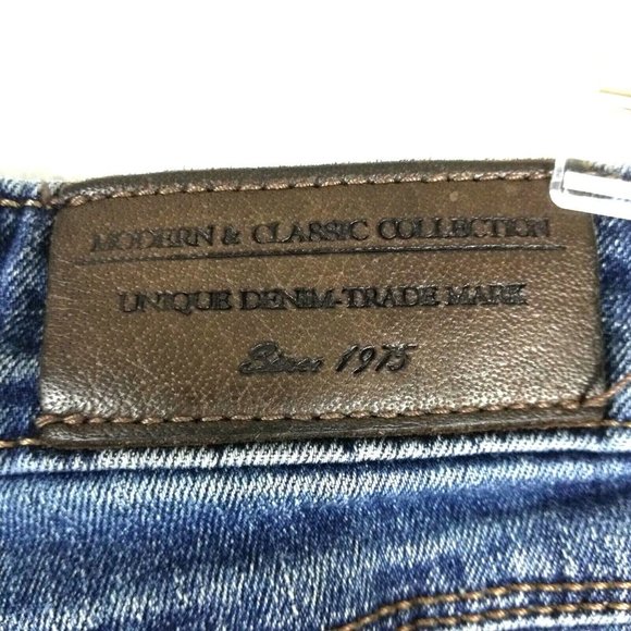 Camaieu Womens Jeans Straight Slim Leg Denim Blue Medium Wash Juniors 7 - Picture 11 of 15